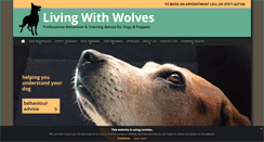Desktop Screenshot of livingwithwolves.co.uk