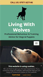 Mobile Screenshot of livingwithwolves.co.uk